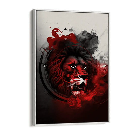 Black & Red Lion